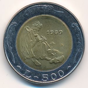 Сан-Марино, 500 лир (1989 г.)