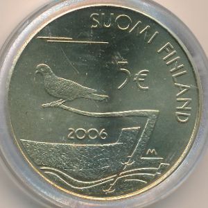 Finland, 5 euro, 2006