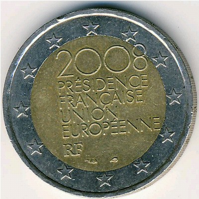 Франция, 2 евро (2008 г.)
