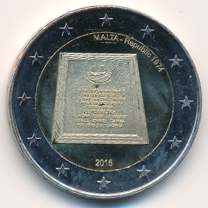 Malta, 2 euro, 2015