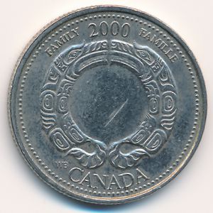 Канада, 25 центов (2000 г.)