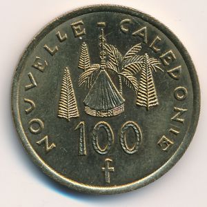 New Caledonia, 100 francs, 2006–2016