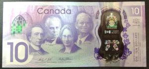 Canada, 10 долларов, 2017