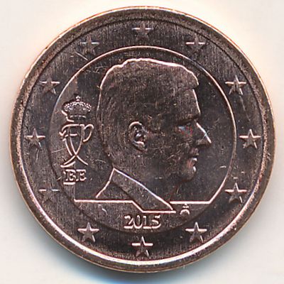 Belgium, 2 euro cent, 2014–2020