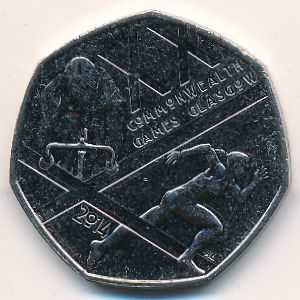 Great Britain, 50 pence, 2014