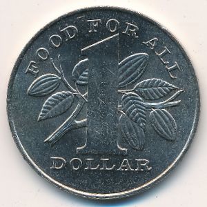 Trinidad & Tobago, 1 dollar, 1979