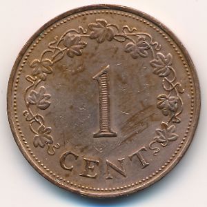 Malta, 1 cent, 1972