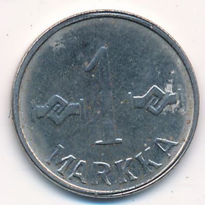 Finland, 1 markka, 1955