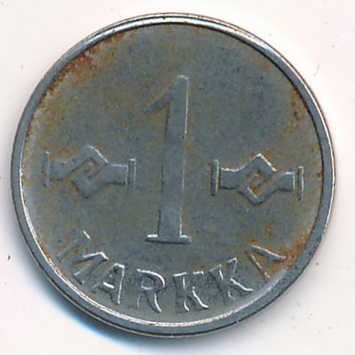 Finland, 1 markka, 1955