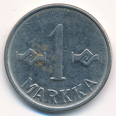 Finland, 1 markka, 1956