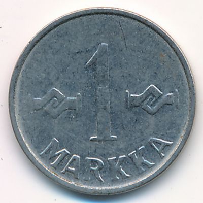 Finland, 1 markka, 1956