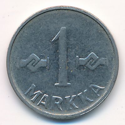 Finland, 1 markka, 1957