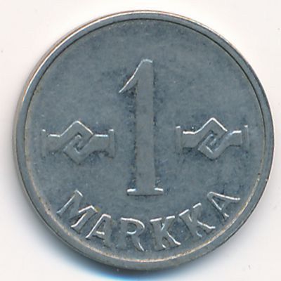 Finland, 1 markka, 1958