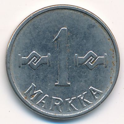 Finland, 1 markka, 1960