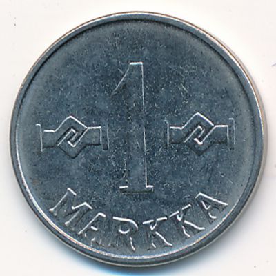 Finland, 1 markka, 1961