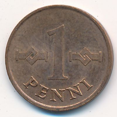 Finland, 1 penni, 1965