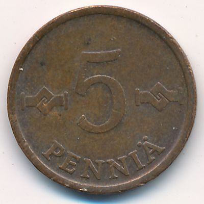 Финляндия, 5 пенни (1974 г.)