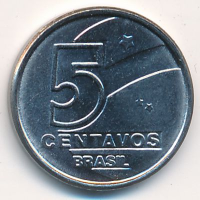 Бразилия, 5 сентаво (1989 г.)