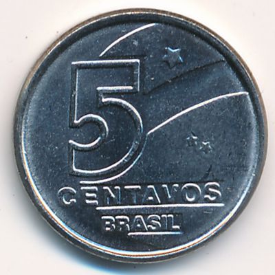 Бразилия, 5 сентаво (1989 г.)