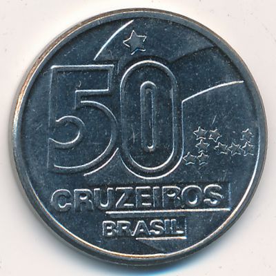 Brazil, 50 cruzeiros, 1990–1991