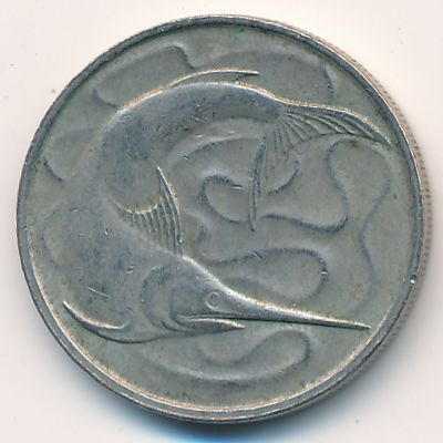 Singapore, 20 cents, 1980