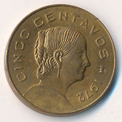 Mexico, 5 centavos, 1972