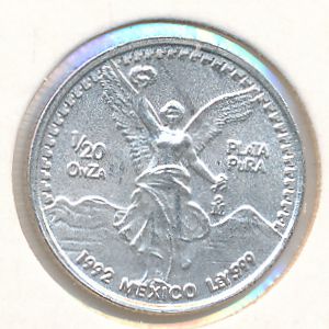 Mexico, 1/20 onza, 1991–1995