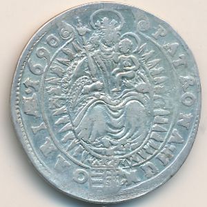 Венгрия, 15 крейцеров (1685–1696 г.)
