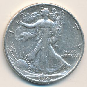 США, 1/2 доллара (1941 г.)