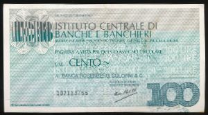 Italy, 100 лир, 1977