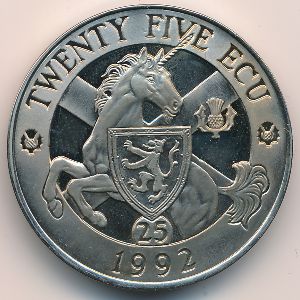 Шотландия., 25 фунтов (1992 г.)