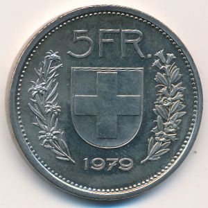 Швейцария, 5 франков (1979 г.)
