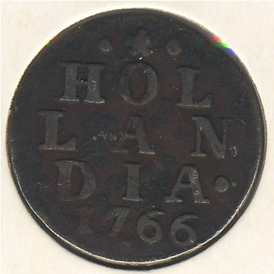 Holland, 1 duit, 1702–1780