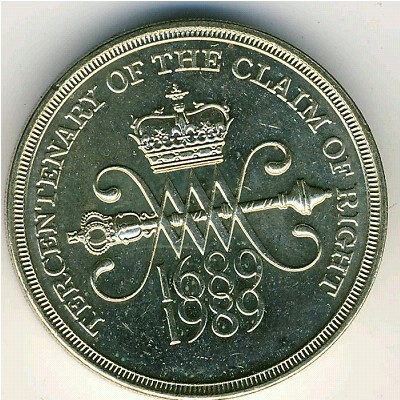 Great Britain, 2 pounds, 1989