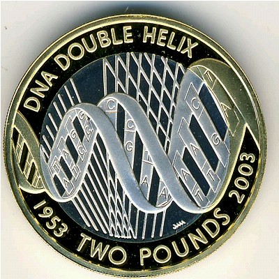 Великобритания, 2 фунта (2003 г.)