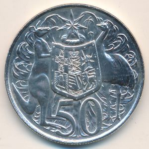 Australia, 50 cents, 1966