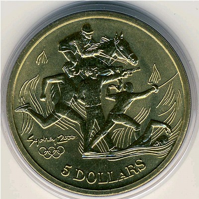 Australia, 5 dollars, 2000