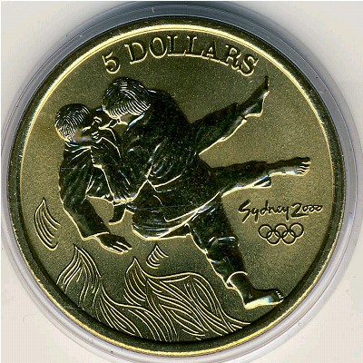 Australia, 5 dollars, 2000