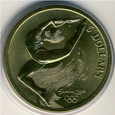 Australia, 5 dollars, 2000