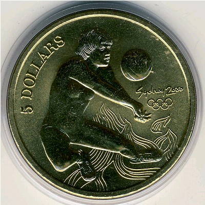 Australia, 5 dollars, 2000