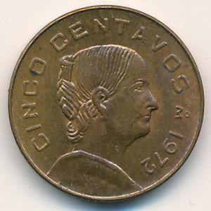 Mexico, 5 centavos, 1972