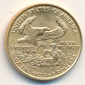 США, 5 долларов (1986–2019 г.)