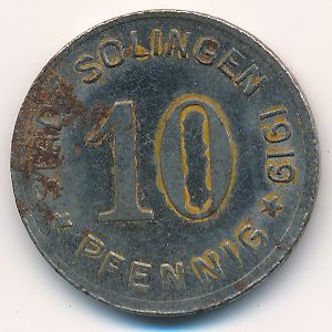 Solingen, 10 пфеннигов, 1919
