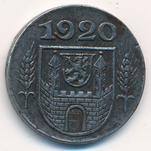 Вайсенфельс., 10 пфеннигов (1920 г.)
