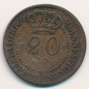 Mozambique, 20 reis, 1820