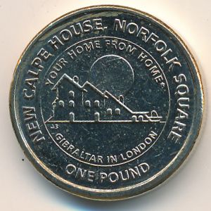 Гибралтар, 1 фунт (2018 г.)