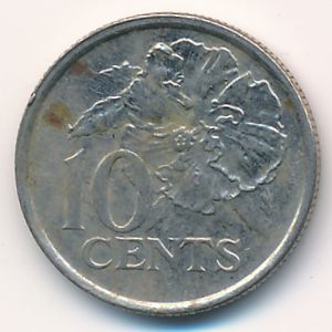 Trinidad & Tobago, 10 cents, 2006
