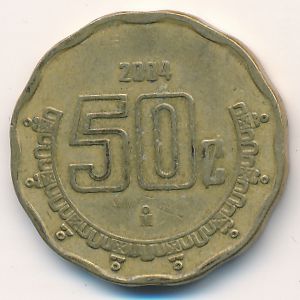 Мексика, 50 сентаво (2004 г.)