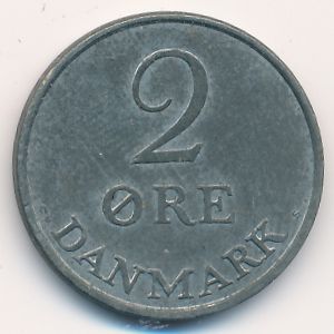 Дания, 2 эре (1960 г.)