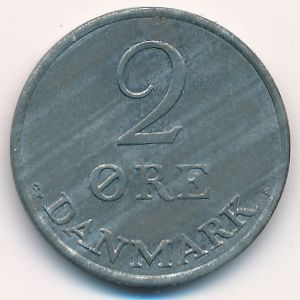 Дания, 2 эре (1961 г.)